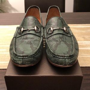 Authentic Gucci made in Italy Python Loafer